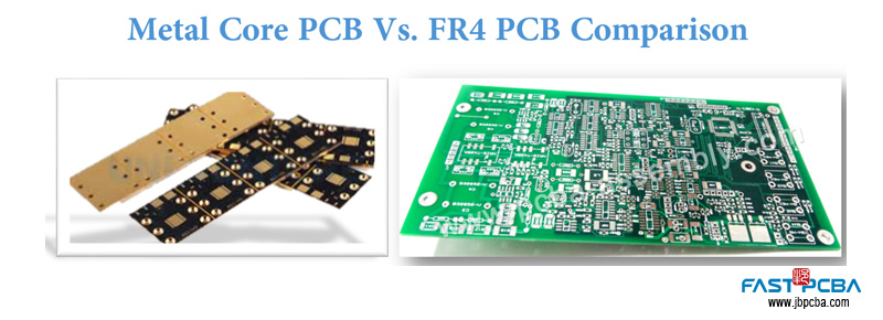 FR4 PCB VS metal core PCBjpg