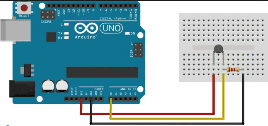 Smart electronic board for wired temperature protection sensor